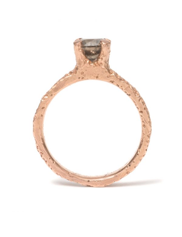Smokey Diamond Ring – Rose Gold