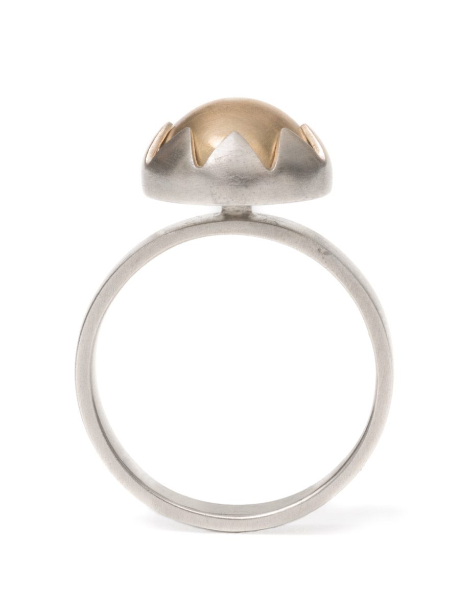 Corona Ring in Silver & Gold e.g.etal Melbourne