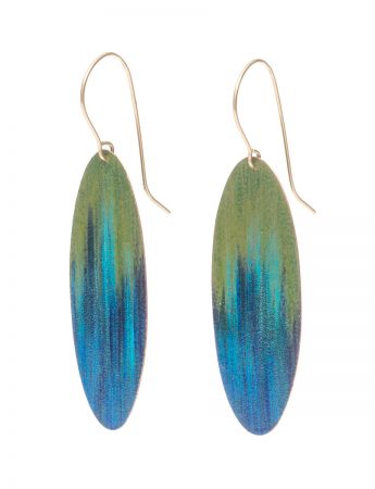 Lakeside Earrings – Blue & Green