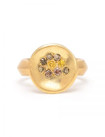 Posy Ring – Champagne Diamonds