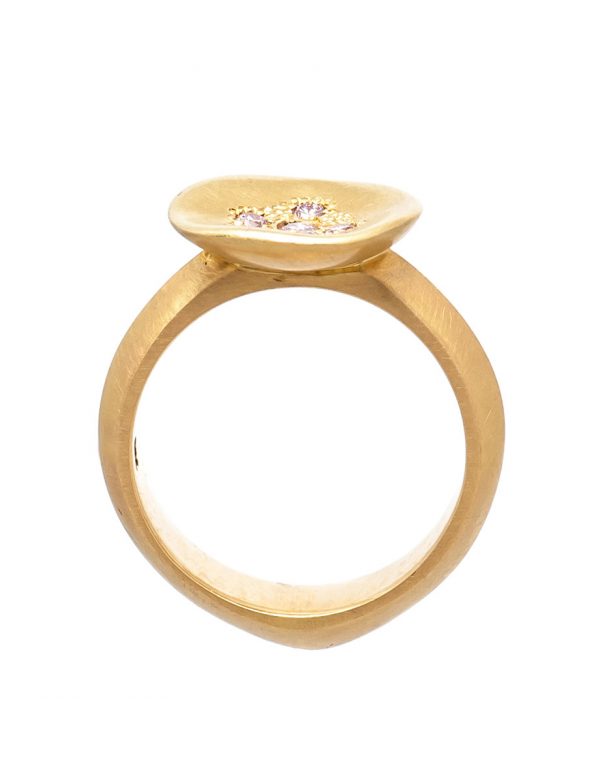 Posy Ring – Champagne Diamonds