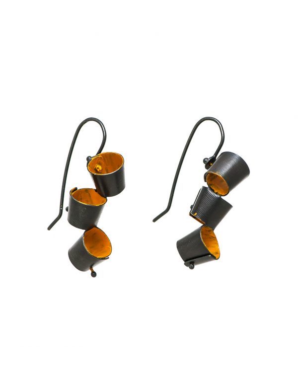 Short Foxglove Earrings – Orange