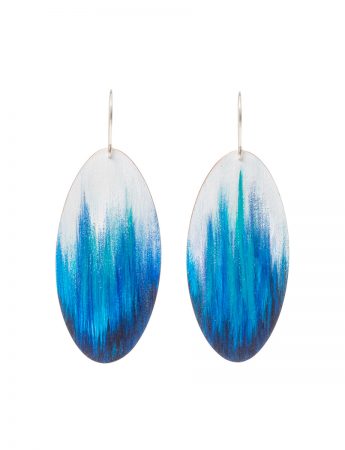 Surf Earrings – Blue & White