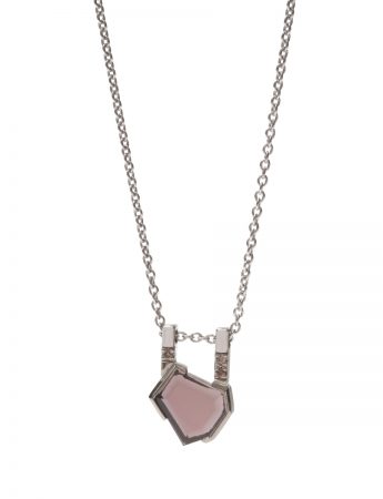 Agility Necklace – Plum Spinel & Diamond