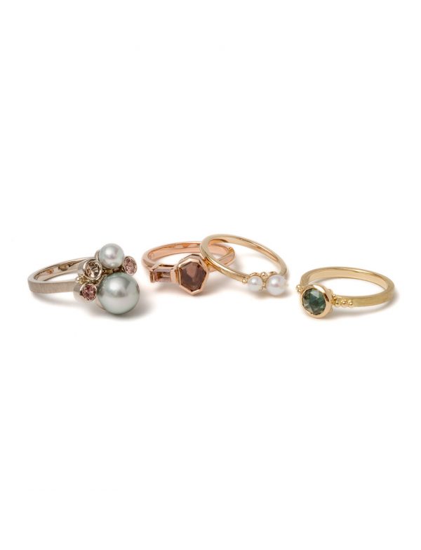 Generosity Ring – Pearls & Sapphires