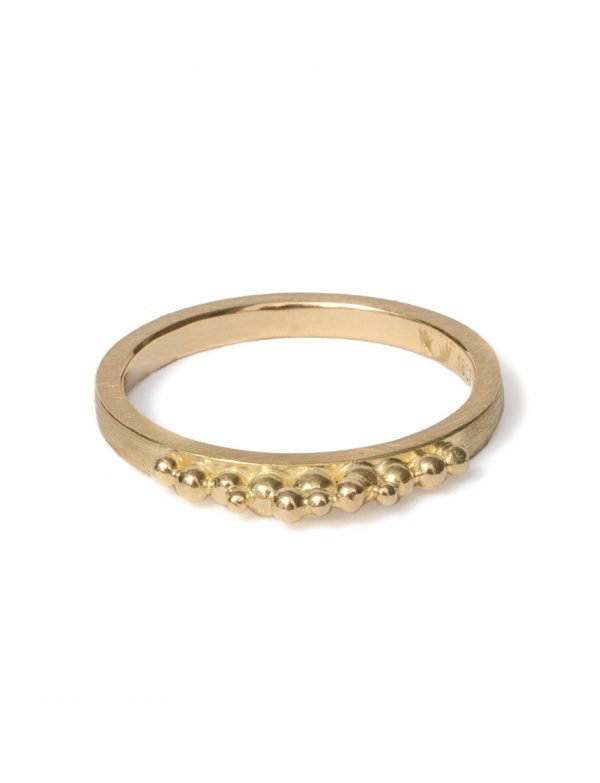 Granule Ring – Yellow Gold
