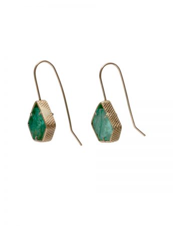 Textura Emerald Earrings
