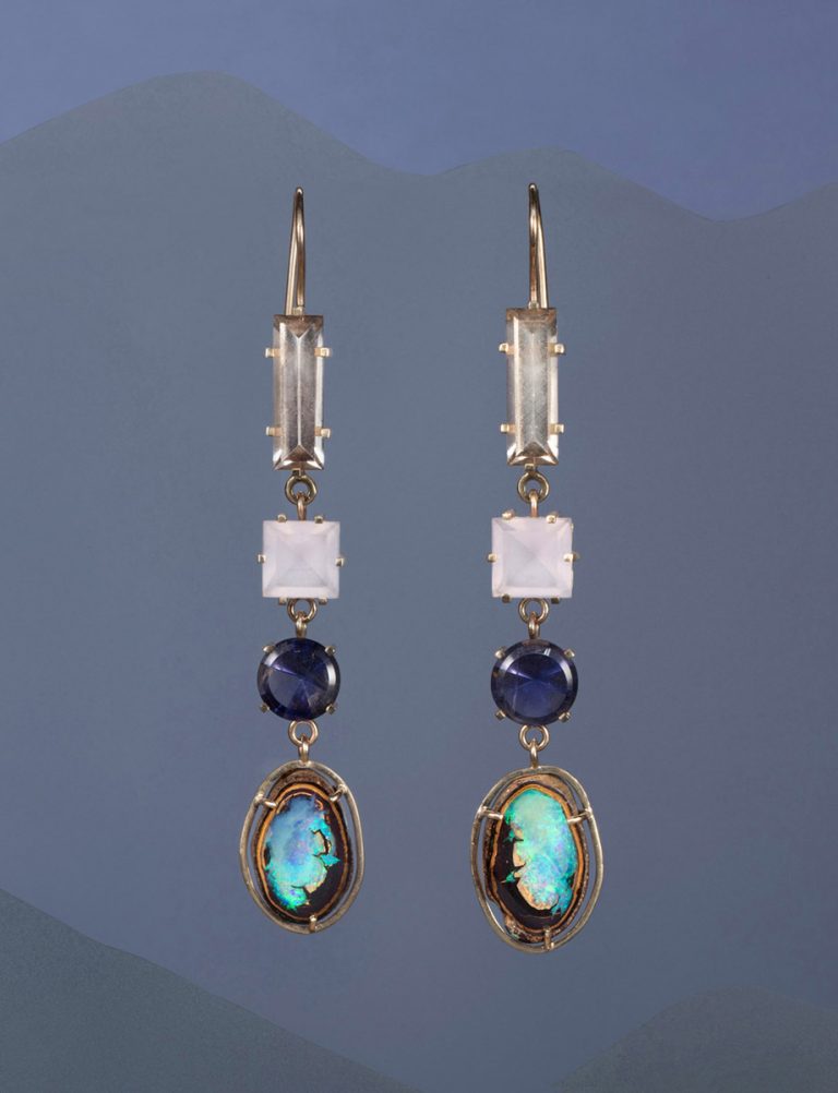 Portal Earrings – Yowah Nut Opals