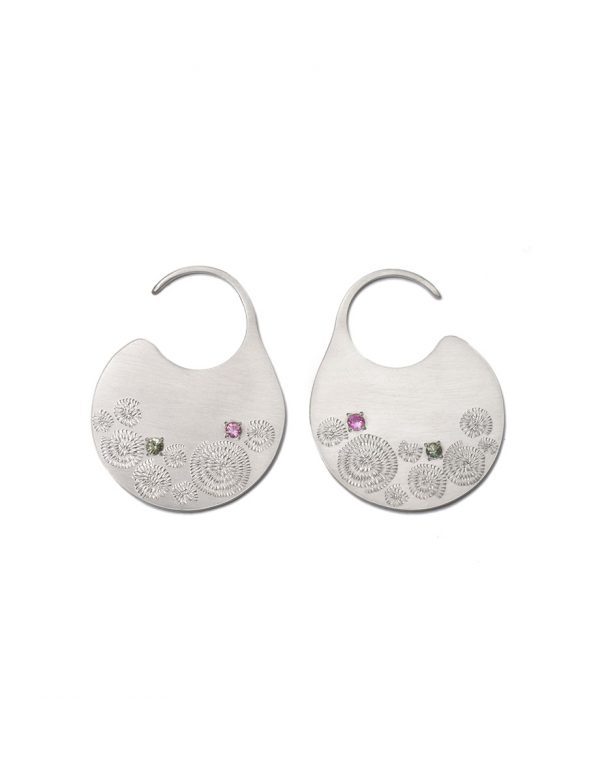 Full Turn Earrings – Sapphire