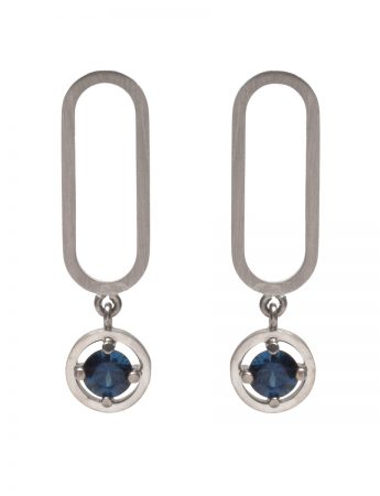 Open Earrings – Sapphires