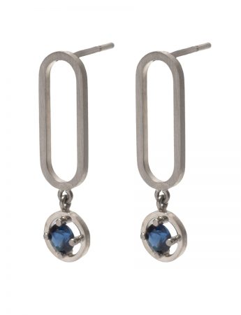 Open Earrings – Sapphires