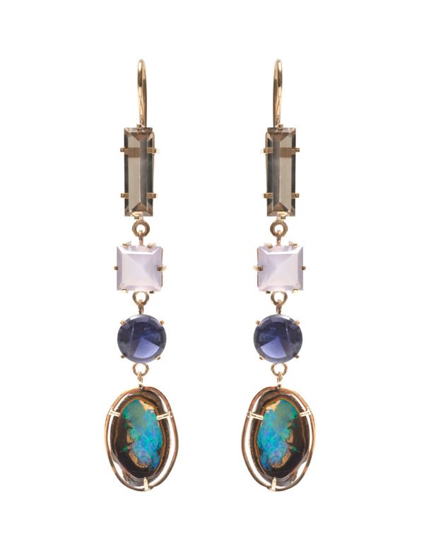 Portal Earrings – Yowah Nut Opals
