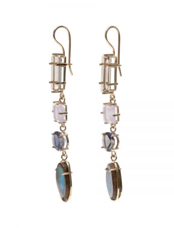 Portal Earrings – Yowah Nut Opals