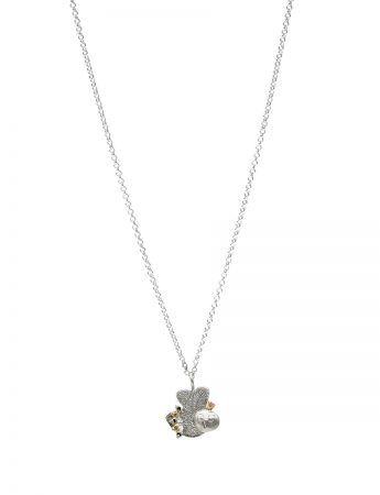 Crowned Bee Necklace – Spinel, Garnet & Tourmaline