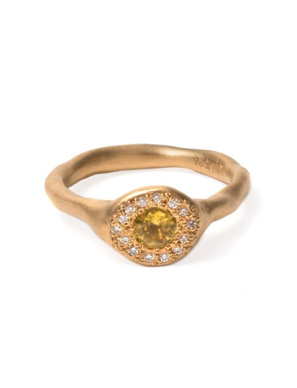 Daisy Ring – Sapphire & Diamond