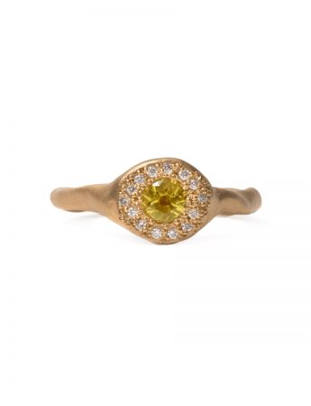 Daisy Ring – Sapphire & Diamond