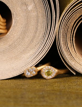 Daisy Ring – Sapphire & Diamond