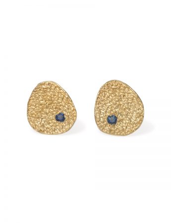 Droplet Stud Earrings – Sapphire