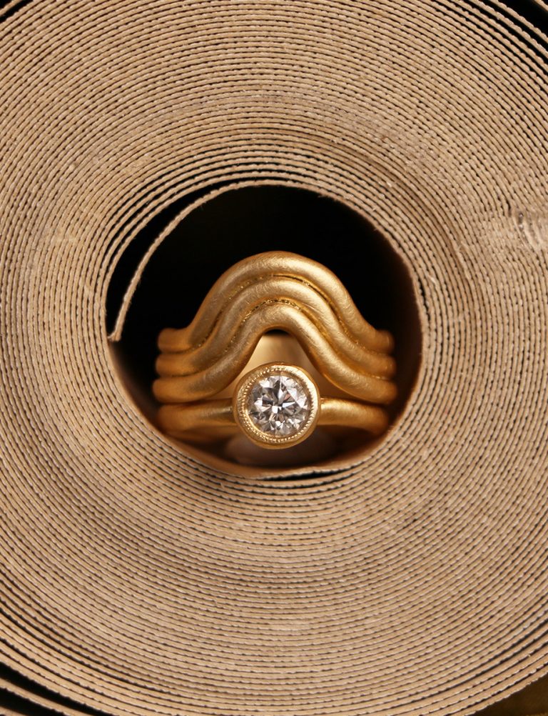 High Tide Ring – Yellow Gold