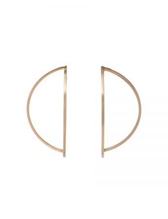 Outlines Earrings – Large Gold