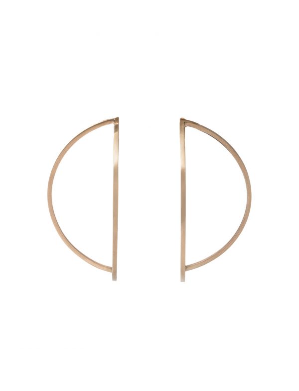 Outlines Earrings – Large Gold