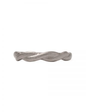 Plait Ring – White Gold