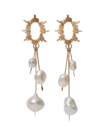 Long Santa Lucía Earrings – Keshi Pearls