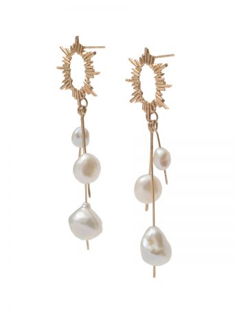 Long Santa Lucía Earrings – Keshi Pearls