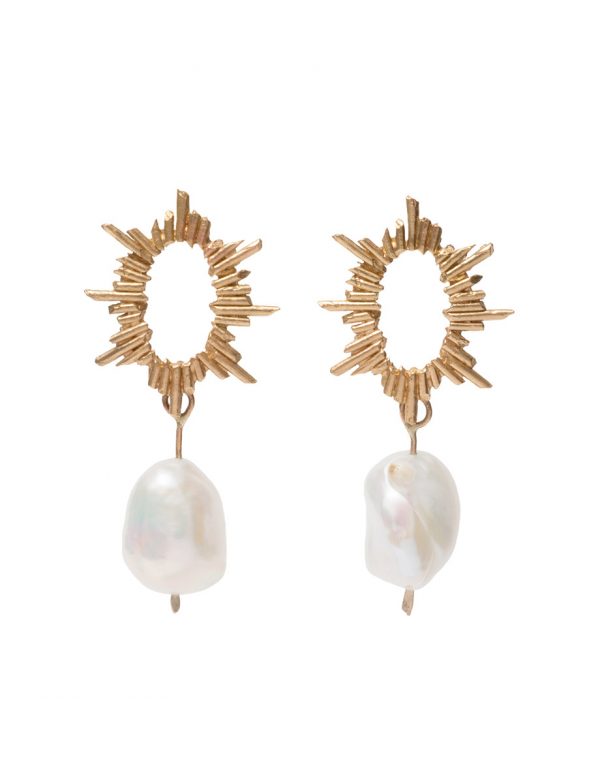 Short Santa Lucía Earrings – Keshi Pearls