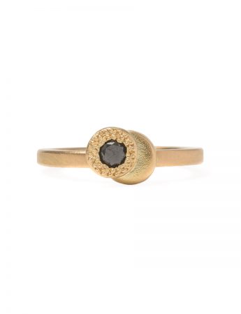 Beloved Assemblage Two Stack Ring – Black Diamond