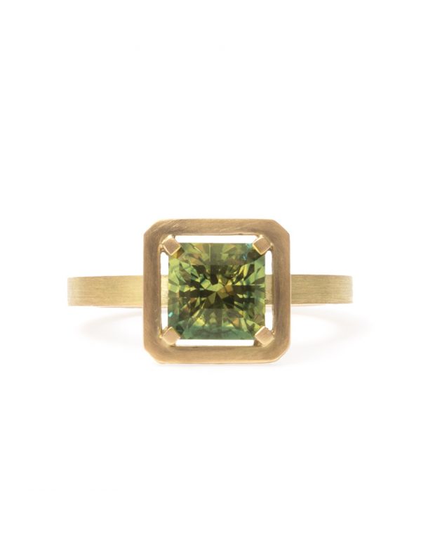Asscher Cut Ring – Parti Sapphire