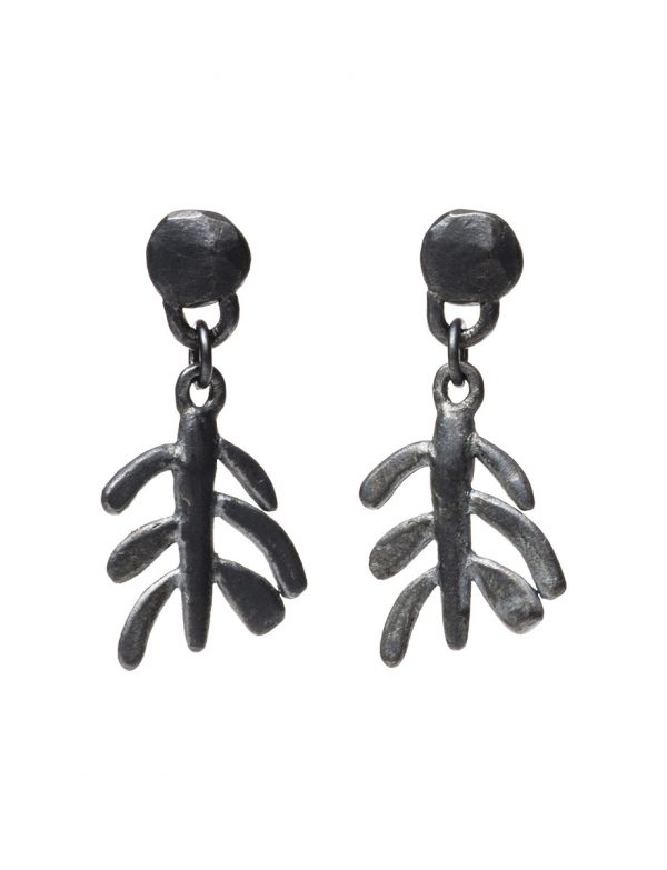 Botanica Earrings – Black