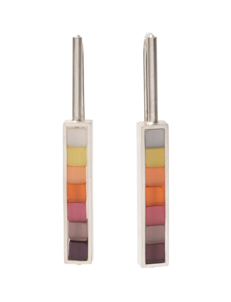 Cascade Earrings – Rainbow