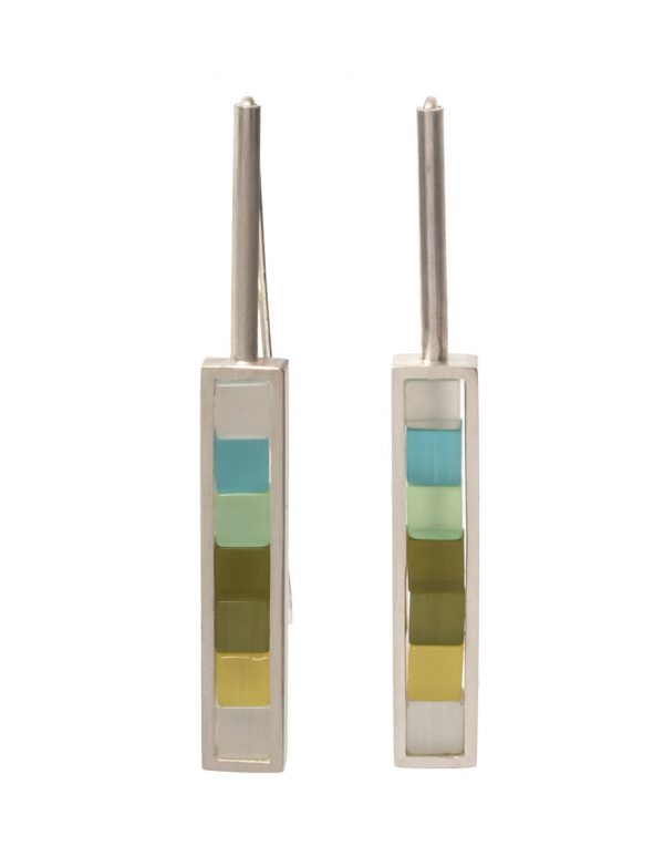 Cascade Earrings – Sea