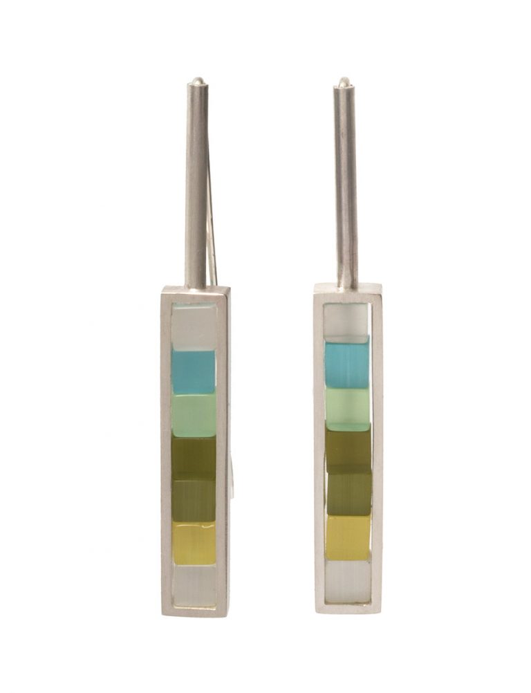Cascade Earrings – Sea