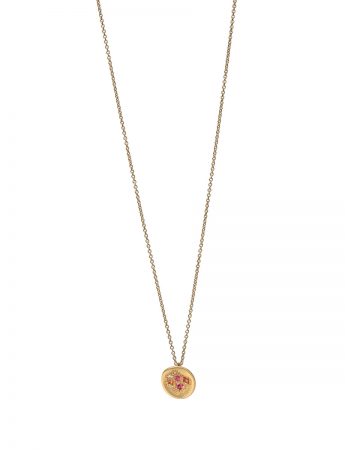 Daughter’s Posy Pendant Necklace – Sapphire & Diamond