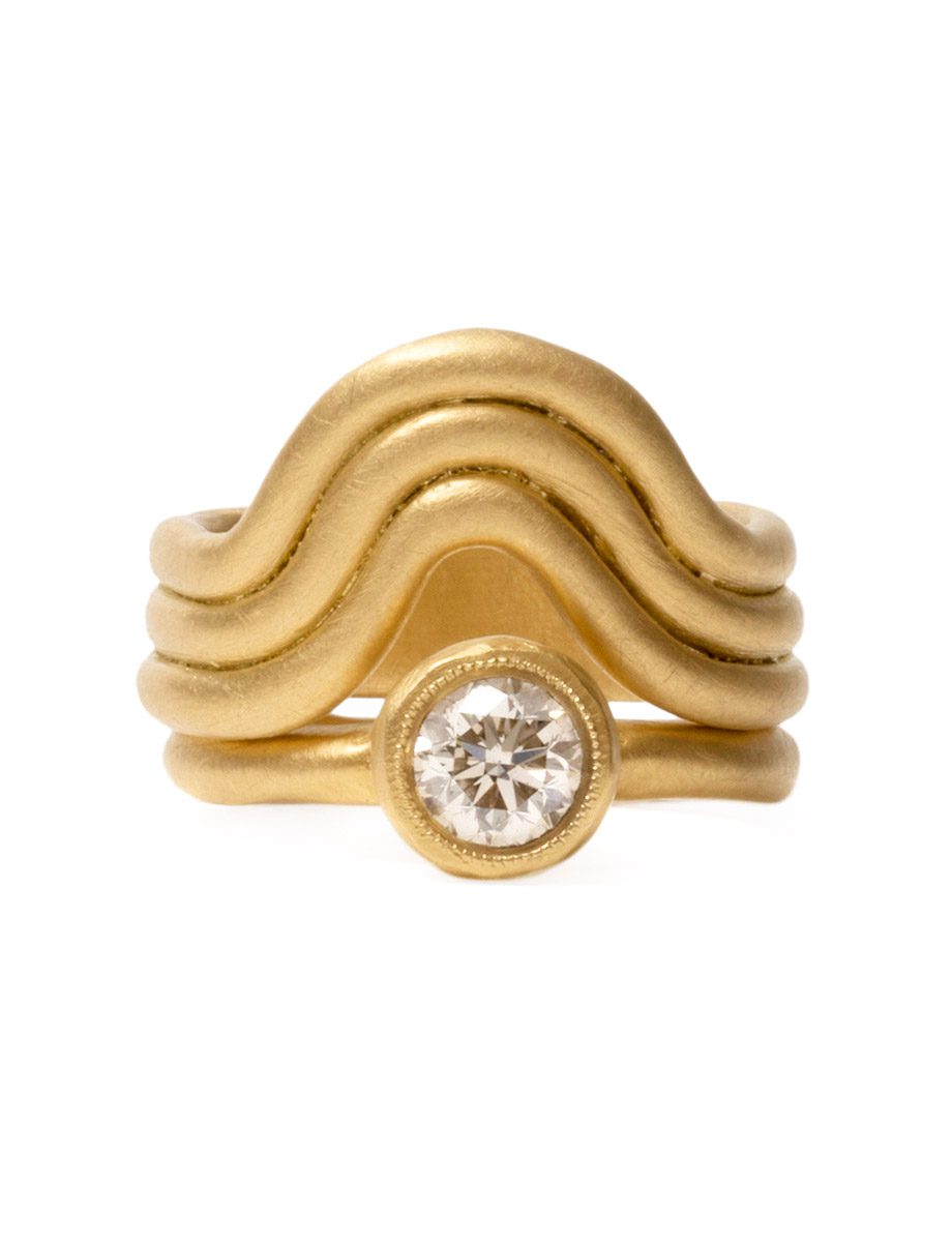 High Tide Ring – Yellow Gold