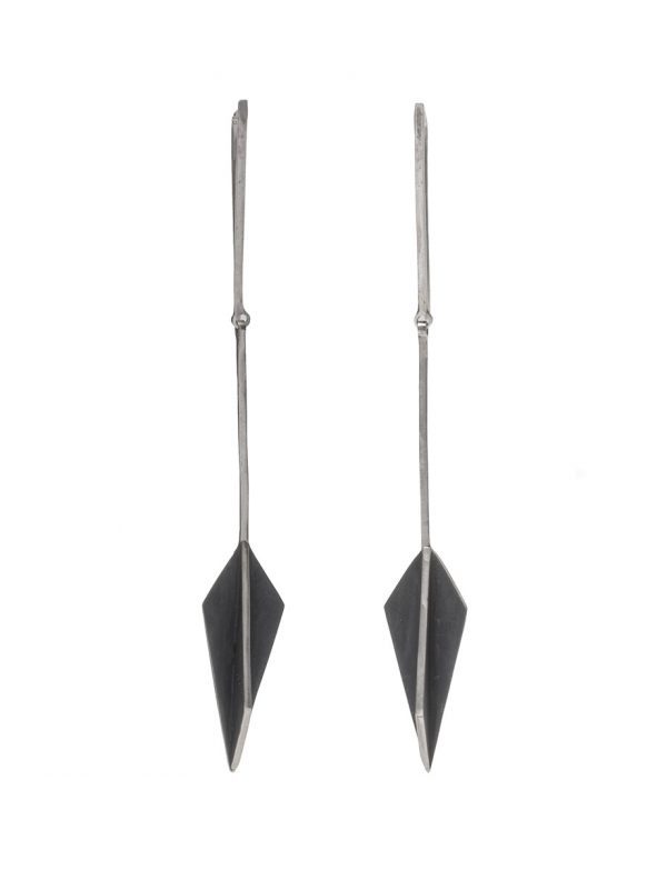 Long Black Kite X-Series Earrings