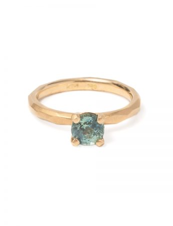 Summer Sky Ring – Teal Sapphire