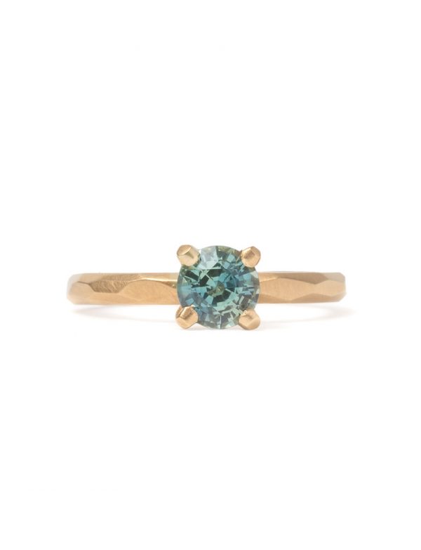Summer Sky Ring – Teal Sapphire