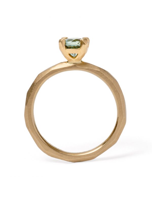 Summer Sky Ring – Teal Sapphire