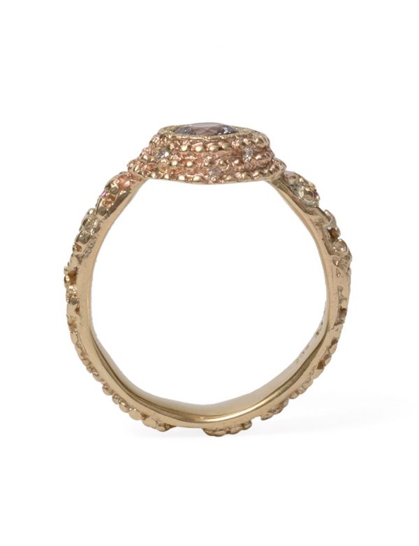 Twilight Ring – Gold with Spinel, Diamonds and Sapphires