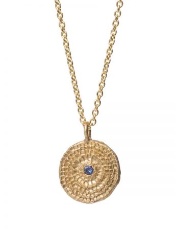 Continuum Necklace – Gold & Blue Sapphire