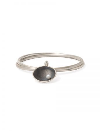 Double Bangle – Sea Dish with Pearl