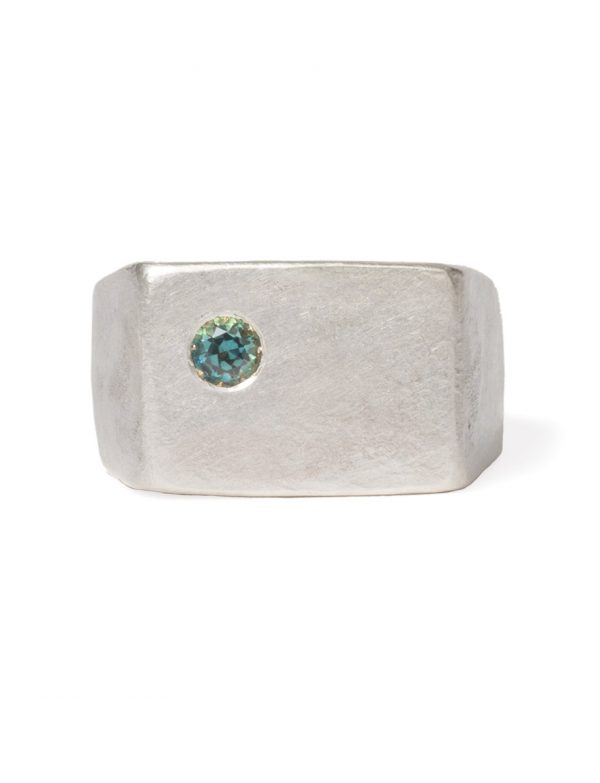 East Ring – Silver & Sapphire