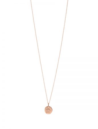 Flower Pendant Necklace – Rose Gold & Diamond