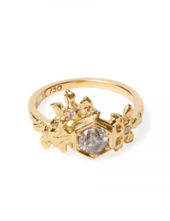 Frozen Crystals Ring – Gold & Diamonds