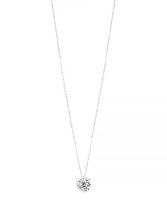 Giardinetti Cluster Pendant Necklace – Silver with Blue Sapphires