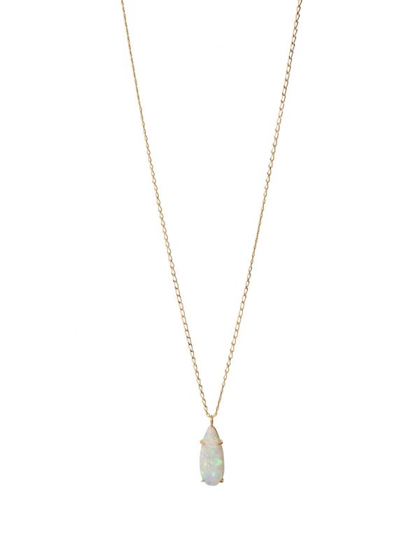 Glory Necklace – Yellow Gold with Mintabie Opal
