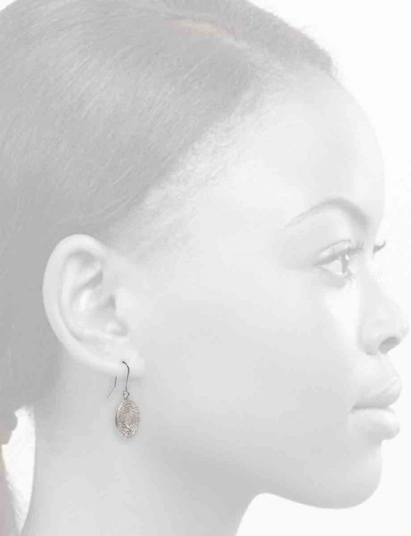 Destine Hook Earrings – Silver